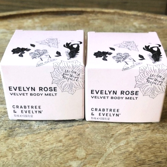 Crabtree & Evelyn Rose Velvet Body Melt - Picture 1 of 4